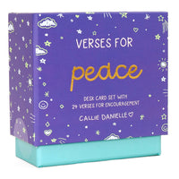 Verses for Peace - Bible Verse Card Set + Stand