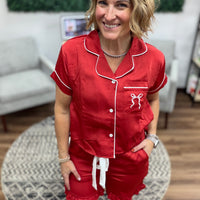 Simply Southern - Holiday Satin PJ Set