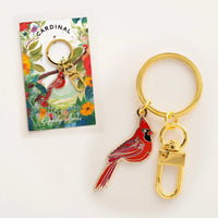 Red Cardinal Keychain / Bag Charm