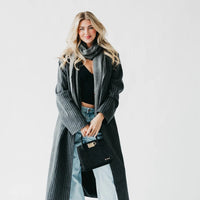 Nixie Nubuck Small Tote - Black