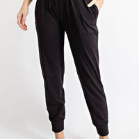 Butter Soft Joggers with Pockets - Black
