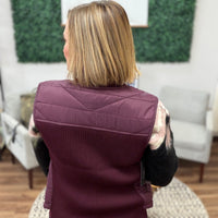 Liverpool - Sleeveless Quilted Full Zip Sweater Vest