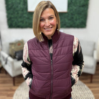 Liverpool - Sleeveless Quilted Full Zip Sweater Vest