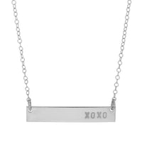 XOXO Bar Necklace