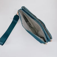 Cove Nylon Zip Double Wristlet Wallet