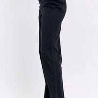 Judy Blue - Black Patch Pocket Straight Leg Jeans