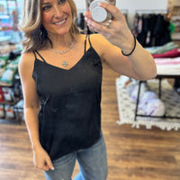 Eco-Friendly Recycle Polyester Double Strap Cami