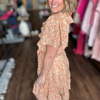 The Marigold Ruffle Wrap Dress