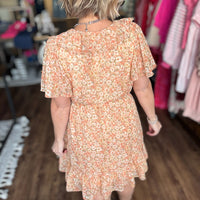 The Marigold Ruffle Wrap Dress