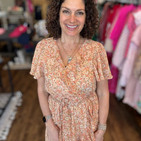 The Marigold Ruffle Wrap Dress