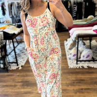 Tully - Floral Cropped Jumpsuit