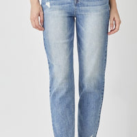 Risen - High Rise Slim Boyfriend Jeans