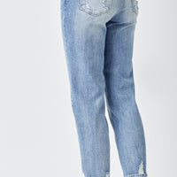 Risen - High Rise Slim Boyfriend Jeans