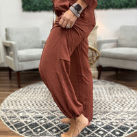 Satin Ease Two-Piece Set