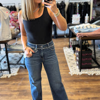 Risen - High Rise Tummy Control Ankle Wide Leg