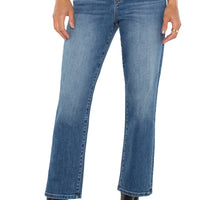 Liverpool - Kennedy Crop Straight Denim - McCallister