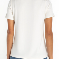 Liverpool - Short Sleeve V-Neck Knit Tee