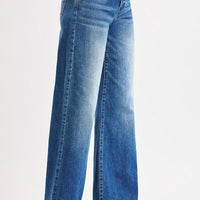 Risen - High Rise Tummy Control Palazzo Jeans