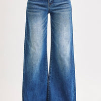 Risen - High Rise Tummy Control Palazzo Jeans