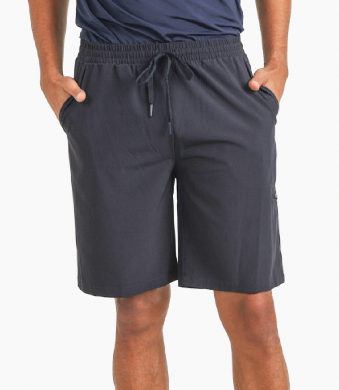 Mono B Men - Active Drawstring Shorts with Zippered Pouch