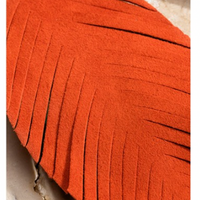 Genuine Leather Leaf Earrings