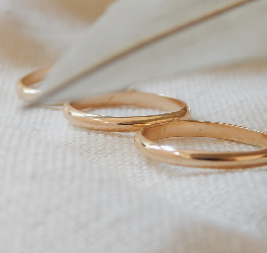 Classic Band Stacking Rings