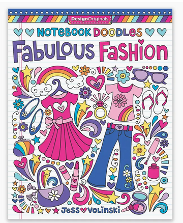 Fabulous Fashion  Notebook Doodles Coloring & Activity Book
