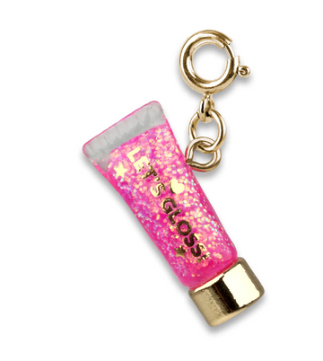 Charm It!® Gold Glitter Lip Gloss Charm
