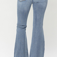 Judy Blue - High Rise Tummy Control Flare w/Release Hem