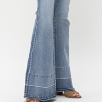 Judy Blue - High Rise Tummy Control Flare w/Release Hem