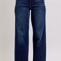 Judy Blue - High Waist Wide Leg Dark Wash
