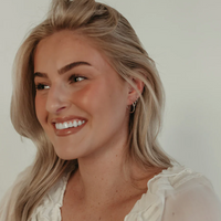 12mm Endless Hoop Earrings | Sterling Silver | Waterproof