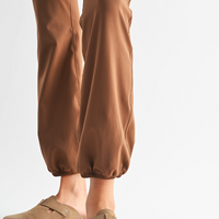 Bubble Hem Leggings - Cocoa Dust