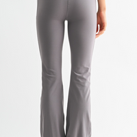 Bubble Hem Leggings - Grey