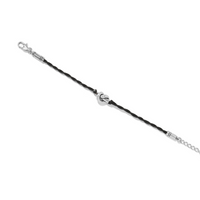 Brighton- Interlok Single Knot Leather Bracelet