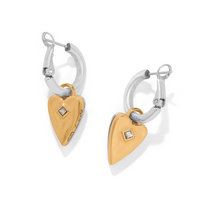 Love Messages Be Love Reversible Hoop Earrings