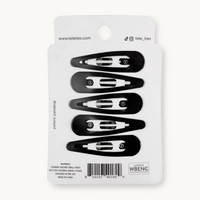 Teleties - Jet Black Snap Clip