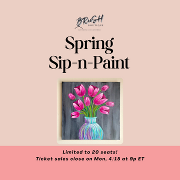 Spring Sip-n-Paint | April 18th at 6:30pm