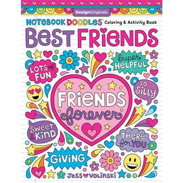 Best Friends Notebook Doodles Coloring & Activity Book