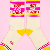 Hot and Flashy Gym Crew Socks