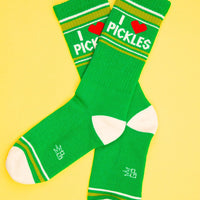 I ❤️ Pickles Gym Crew Socks