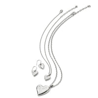 Cascade Heart Reversible Necklace