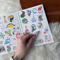The Unused Sticker Book