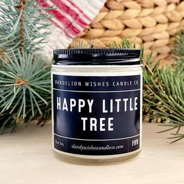 Happy Little Tree Jar Candle