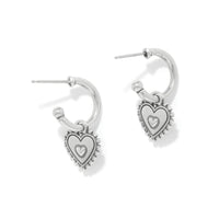 Brighton - Pretty Tough Amour Heart Post Drop Earrings