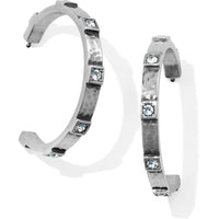 Meridian Zenith Station Hoop Earrings - Silver