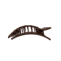 Truly Taupe Quilted Medium Flat Rectangle Hair Clip