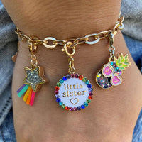 CHARM IT! Gold Little Sister Charm
