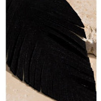 Genuine Leather Leaf Earrings