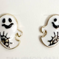 BOO-tiful Enamel Halloween Earrings